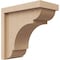 Ekena Millwork 4"W x 8"D x 8"H Classic Bryant Rough Cedar Woodgrain TimberThane Corbel, Primed Tan CORUR04X08X08BRYRCPR - alternate 1